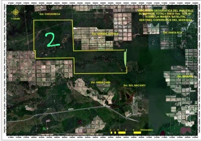Terreno de 18.351 Ha en venta – Alto Paraguay, Toro Pampa
