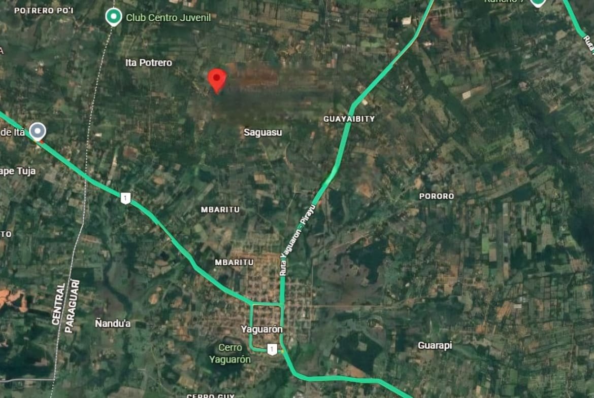 TERRENO DE MAS DE MEDIA HECTAREA EN YAGUARON – ESPECIAL PARA INVERSION