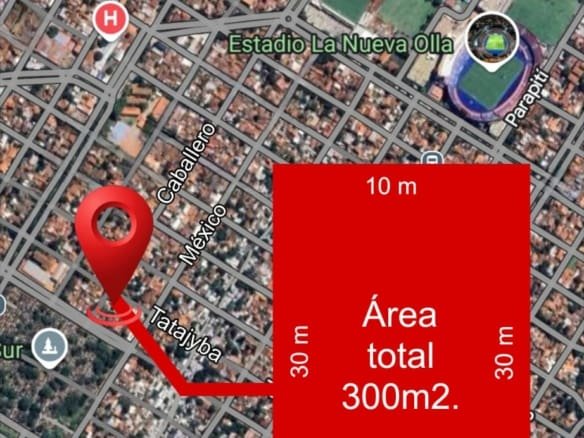 OPORTUNIDAD DE INVERSION – 300 M2 DE TERRENO EN BARRIO OBRERO