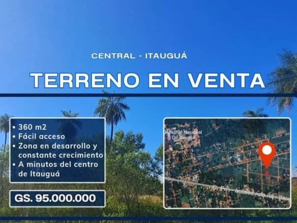 TERRENO EN ITAUGUA – ZONA DE CRECIMIENTO