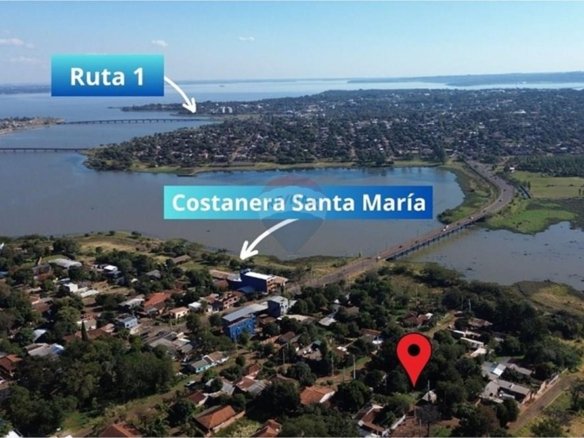Terreno a pasos de la Costanera en el Barrio Santa Maria – Encarnación