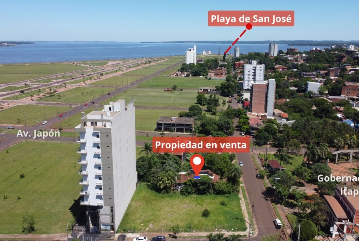 Propiedad ubicada en una zona estratégica en la ciudad de Encarnación