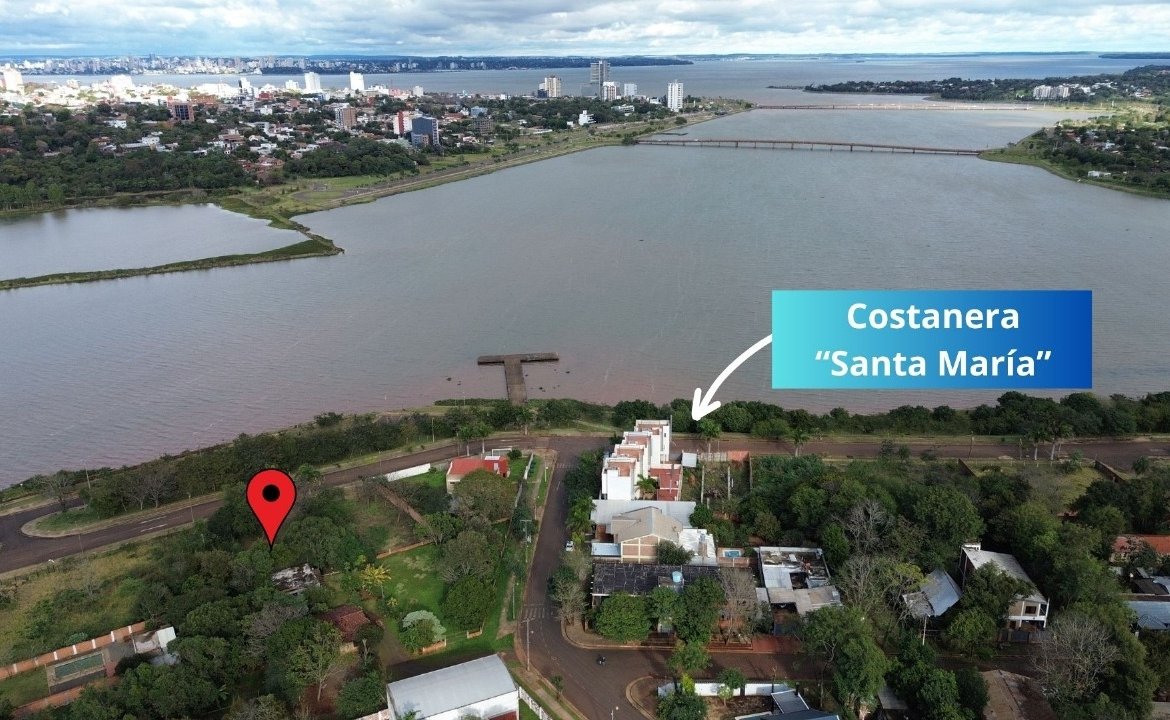 Terreno frente a la Costanera del barrio Santa María – Encarnación