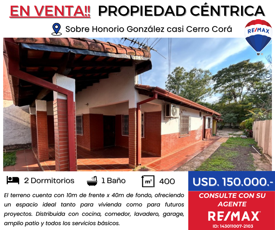202 Casa ubicada en pleno centro de la ciudad de Encarnación