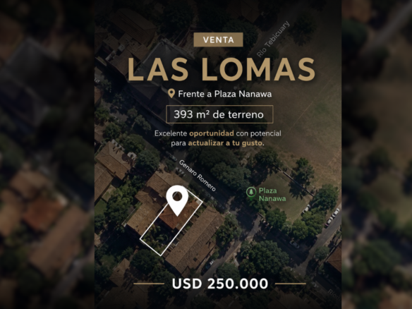 🏡 Las Lomas | Terreno + casa a un valor muy competitivo
