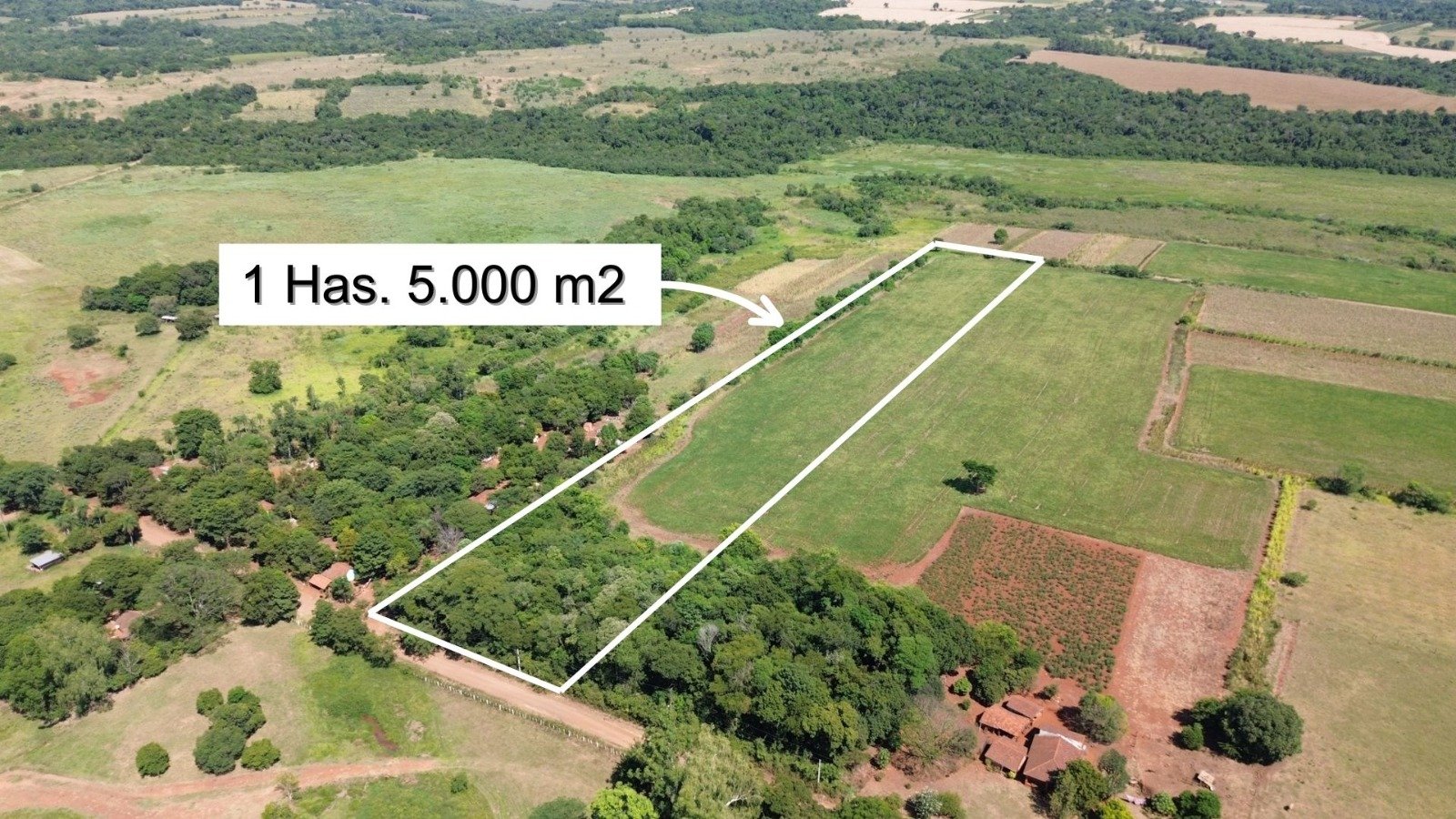 Propiedad de 1 hectárea con 5.000 m² – San Luis del Paraná